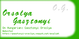 orsolya gasztonyi business card